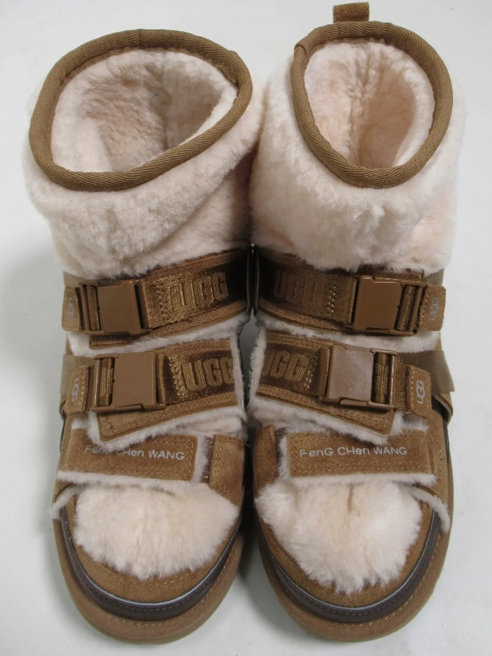 Ugg x Feng Chen Wang Women's Sandal Chestnut Brown Ugg S/N 1125206 Size 8 USA